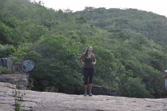 Bem feliz após a visita à Cachoeira do Frade, em Ubajara - CE